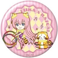 Megurine Luka & Lascăr (SD) 「 Hatsune Miku x Rascal the Raccoon 2019 metal badge Collection 」