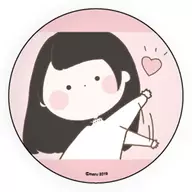 くろかみちゃん 「缶バッジ まるきゃらくたーず 01」