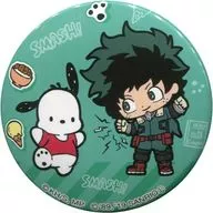 Izuku Midoriya & Pochacco 「 MY HERO ACADEMIA x Sanrio Character Actors in Tokyu Hands Character Badge Collection / Sanrio Collaboration 」