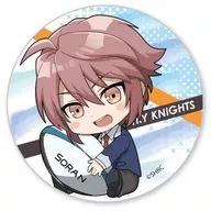 Fuyuhara Torite Mini Character metal badge' TRY KNIGHTS'