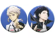 [A la Carte] Atsushi Nakajima & Ryunosuke Akutagawa Special metal badge 2-Type Set "Blu-ray/DVD BUNGO STRAY DOGS DEAD APPLE Animate Limited Edition Twin Black Edition 1" Bundled Bonus