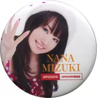 Nana Mizuki Original metal badge "Nana Mizuki × JOYSOUND Directly-managed Store" Higashimikuni Store (Osaka) Collaboration Room first come reservation privilege