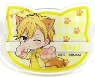 六弥凪猫型亚克力徽章「偶像星愿idolish7in南家糖~4th Aniversary Festival~你和NAMJA最爱的ニャイト！」小游戏逃脱！物物魔大冒险！A奖奖品