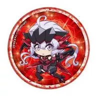 Yukion Chris 「 SENKIZESSHOU SYMPHOGEAR ACZ Mini Character Blind metal badge 03 」