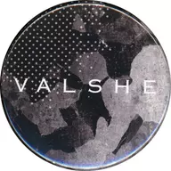 Valshe metal badge (Background Black x Valshe) "Valshe ACOUSTIC LIVE TOUR 2019 『 UNplugged Documents. 』"