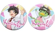 Kazuki Yasaka metal badge Set (2 sets) "Hiko Demarquía Sarazanmai" Premio D