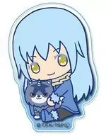 リムル=テンペスト ぎゅぎゅっとアクリルバッジ 「転生したらスライムだった件×サンリオ サンリオ化したらこんなスライムだった件」