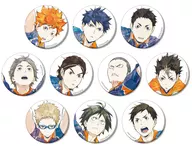 10-Type Set "Haikyu!!! Trading Ani-Art metal badge vol. 3"
