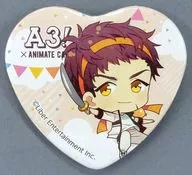 Fushimi-no-omi,' A3! (A-three) ×animatecafe Trading Heart metal badge Sports Day ver. B Group'