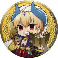 Caster / Gilgamesh "Sega Collaboration Cafe Fate/Grand Order - Absolute Maju Sensen Babylonian - Deformed metal badge A"