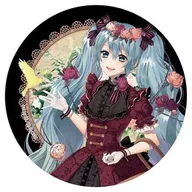Miku Hatsune BIG metal badge (Secret Garden) Old Rose "VOCALOID"