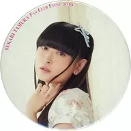 Yukari Tamura metal badge A "Yukari Tamura Fan Club Event 2019" metal badge KUJI Prize