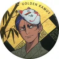 Koito Shojo 「 GOLDEN KAMUY Kakioroshi Tanabata Secret metal badge 」 Event only