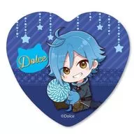 Mini Character Heart metal badge' Dolce' by Haga alone