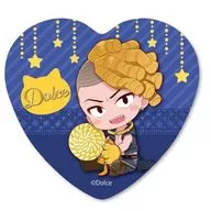 Mameido Wataru Risho Mini Character Heart metal badge' Dolce'