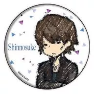 金室慎之介 「缶バッジ 空の青さを知る人よ 01.グラフアートデザイン」