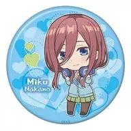 Miku Nakano "The Quintessential Quintuplets Trading metal badge"