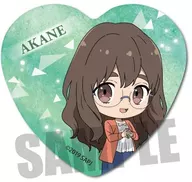 Aioi Akane Heart metal badge "A person who knows the blue of the sky"