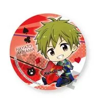 Hayato Akiyama Mini Character metal badge part1 「 idol Master SideM 」