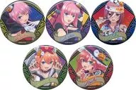 5-Type Set "The Quintessential Quintuplets Halloween Event Drawing Blind metal badge"