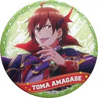 Fuyuma Amagase (normal) "idol Master SideM Trading metal badge 1st Series B" idol Master x Tokyu Hands limited