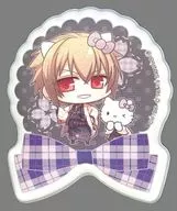 Kazama Senkei & Hello Kitty (Hakuoki x Hello Kitty) "Otomate Winter City 2019-2020 Random Pugu Puku Badge"