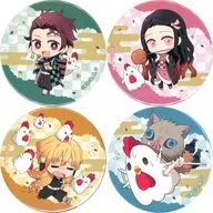 Demon Slayer: Kimetsu no Yaiba metal badge Set A (4 pcs) Limited to Lawson / Loppi / HMV