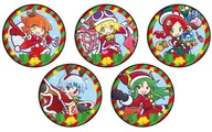 All 5 types set "Puyo Puyo can badge 10. Christmas ver."