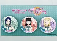 Aqours (3rd Grader) Official metal badge Set Duster Ver. (3-piece Set) "LoveLive! Series 9th Anniversary LoveLive! Festival"