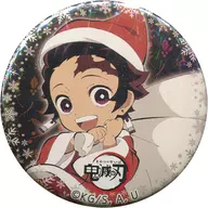 Tanjiro Kamado (Holover.) "Demon Slayer: Kimetsu no Yaiba Christmas Event 56 mm metal badge"