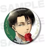 Captain Levi (Up) 「 Attack on Titan Trading Illustration metal badge 」