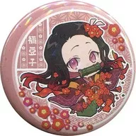 Nezuko Kamado "Kimetsu no Yaiba Trading Hologram metal badge Birth Flower Ver."
