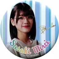 Mirei Sasaki DASADA Original metal badge A (DASADA T-shirt ver.) "Hyuga Saka 46 ×DASADA"