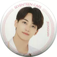 Jonghan metal badge (FACE) "SEVENTEN CAFE 2020"