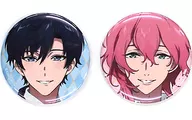 悠馬 & Yanagi metal badge 2-Pack Set 「 KUJI Mate DREAM! ing - dreaming! - Shinonome Gakuen KUJI 」 D-1 Award