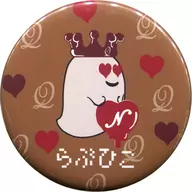 "Q-pot. x Nobuhiko OKAMOTO" in metal badge, Nobuhiko OKAMOTO