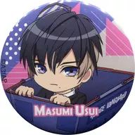 Masumi Usui "Anime A3! (A3) Mini Character Trading metal badge Spring Group & Summer Group" Village Vanguard only