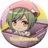 Yuki Rurikawa "Anime A3! (A-three) Mini Character Trading metal badge Spring & Summer Group" Village Vanguard only