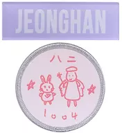 John Han Name & Emblem Badge Set (2 pcs) "SEVENTEEN EN 2020 JAPAN DOME TOUR "