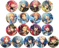 Set of 17 "Ensemble Stars! Portrait Signature metal badge C"