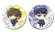 Arata Shindou & Kei Mikhail Ignatov (Gakuen ver.) metal badge set "PSYCHO-PASS3"