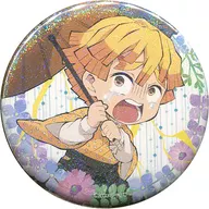 善逸 Gatsuma "Kimetsu no Yaiba ufotable cafe tsuyu event drawn random 56 mm metal badge A Group"