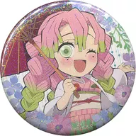 Templo de Kanroji Mitsuuri (Horo) "Kimetsu no Yaiba ufotable cafe Tsuyu event drawn random 56 mm metal badge A Group"