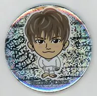 Hiroomi Tosaka 75 mm metal badge (Petit Character) Who Are You? (white) ver. "LDH PERFECT YEAR 2020 SPECIAL SHOWCASE RYUJI IMAICHI / HIROOMI TOSAKA" online booth goods