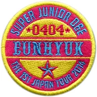 Kyoku Emblem (Yellow) "SUPER JUNIOR D & E THE 1st JAPAN TOUR 2014" Hokkaido-Tokyo (Martial Arts Stadium) venue limited goods Purchase benefits