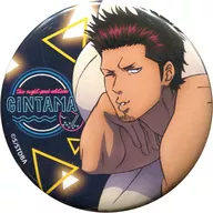 Isao kondoh "Gintama the night pool edition×THE Chara SHOP blind can badge"