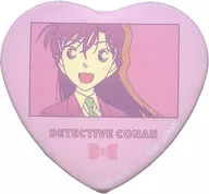 Ran MORI' CASE CLOSED Heart-shaped metal badge Vol. 1'