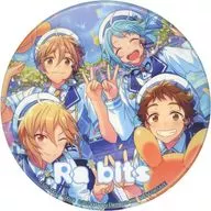 Ra * bits jacket pattern round metal badge "CD Ensemble Stars! Album Series Ra * bits" Animate Purchase benefits