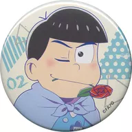 Karamatsu "Osomatsu San ×animatecafe Trading metal badge Animate Cafe ver. 2nd"