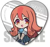 Hiwatashi Nazuna Heart metal badge "BNA BNA"